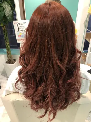 ロング カラー 増田 結莉のヘアスタイル