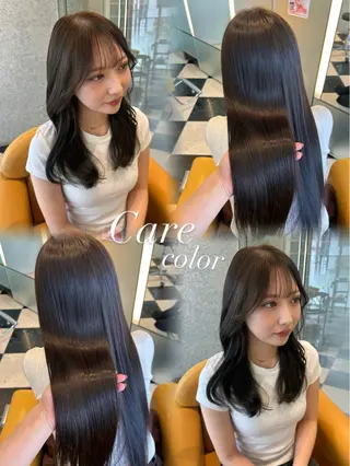 ロング 高山沙来/ストレート パーマ特化/縮毛矯正のヘアスタイル