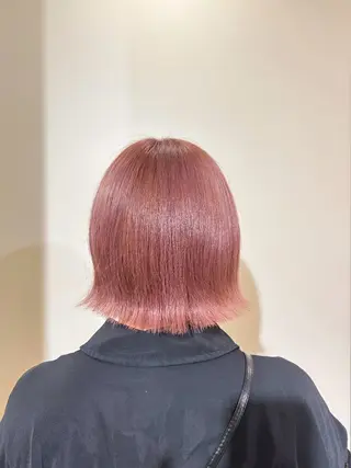 ショート カラー マンツーマン施術🌷 透明感/HIKARIのヘアスタイル