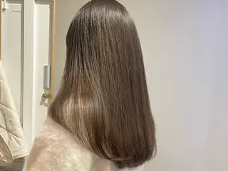 カラー レイヤーカット🍏 オリーブ/ののかのヘアスタイル