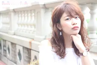 ロング ヘアアレンジ 菊池 栄里奈のヘアスタイル