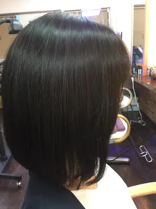 ミディアム カラー 桧山 真のヘアスタイル