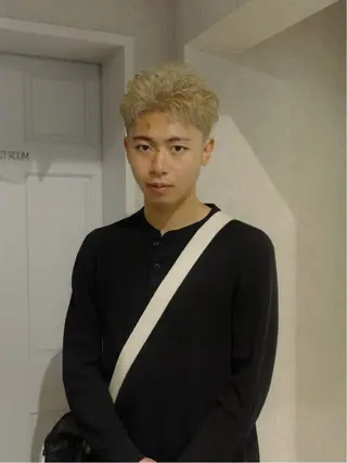 カラー メンズ お洒落カジュアル🍃 まなとのヘアスタイル