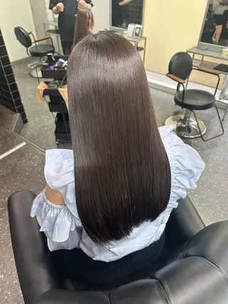 ロング パーマ 髪質改善⭐️縮毛矯正 中野⭐️Rinaのヘアスタイル