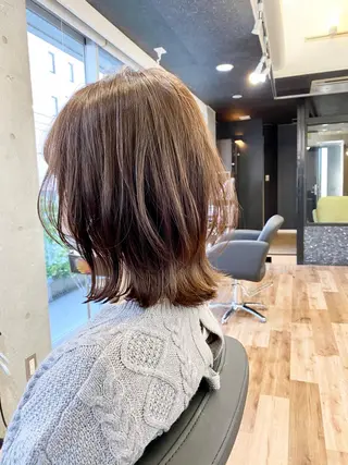 ミディアム カラー 似合わせレイヤー 🇰🇷荒木洋文のヘアスタイル