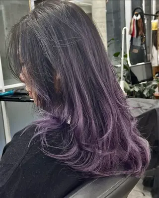 セミロング カラー welring hair salonのヘアスタイル