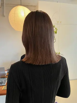ミディアム 横浜美容室LINE /古賀紅音のヘアスタイル
