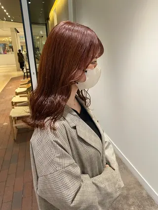 ミディアム カラー CURIO/南船場 /RIN💈🍎のヘアスタイル
