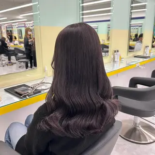 セミロング カラー ヘアアレンジ mai🍑暖色カラー /レイヤー💖のヘアスタイル