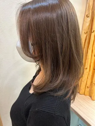 セミロング カラー 🌸スタイリスト 山浦美恵のヘアスタイル