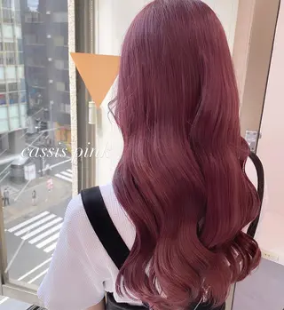 ロング カラー パーマ ヘアアレンジ メンズ キッズ ネイル マツエク・マツパ 韓国/トレンド レイヤー【101】のヘアスタイル