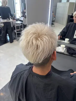 ショート カラー ヘアアレンジ ハッシュカット/ ミルクティー/ みうのヘアスタイル