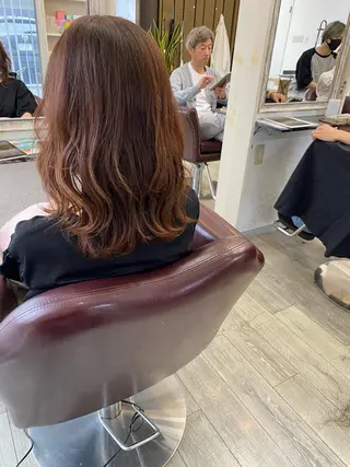 ミディアム 足利/透明感カラー/ GRACE/りおのヘアスタイル