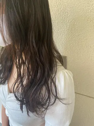 ロング カラー パーマ ヘアアレンジ 年間1500人担当 代表 南一路のヘアスタイル