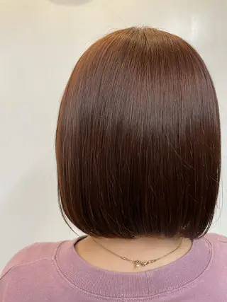 カラー 🦄垢抜けボブ特化× 暖色カラー未来🦄のヘアスタイル