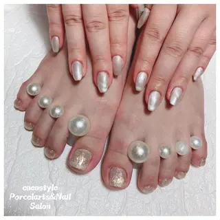 ミディアム ネイル 👑enen style👑のネイルデザイン