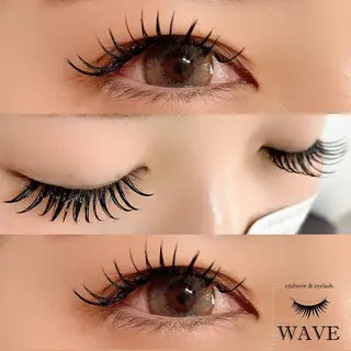 マツエク・マツパ brow&lash WAVEのマツエク・マツパデザイン