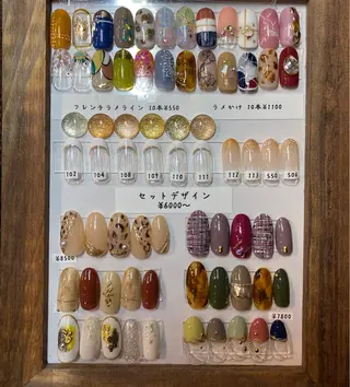 ネイル センター南 eclatのネイルデザイン