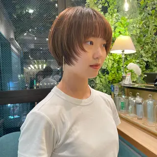 ショート レイヤー/ブリーチ ♥️【木坂 桃歌】のヘアスタイル