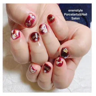 ショート ネイル 👑enen style👑のネイルデザイン