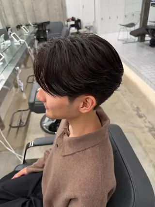 パーマ メンズ パーマ特化/フェザー パーマシャドウ/真生のヘアスタイル