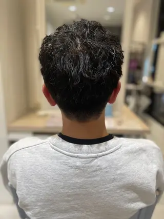 ショート パーマ メンズ メンズパーマ/カット / 古川　諒のヘアスタイル