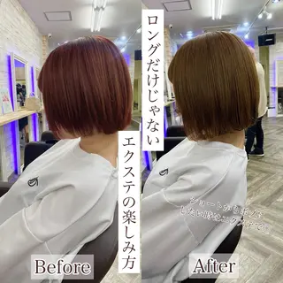 ミディアム カラー ヘアアレンジ LAVENDIA 初音のヘアスタイル