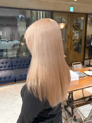 ロング カラー 似合わせベージュ 🍯ayumi🍯のヘアスタイル