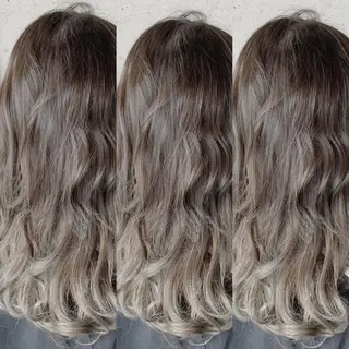 ロング カラー 福森 みずきのヘアスタイル