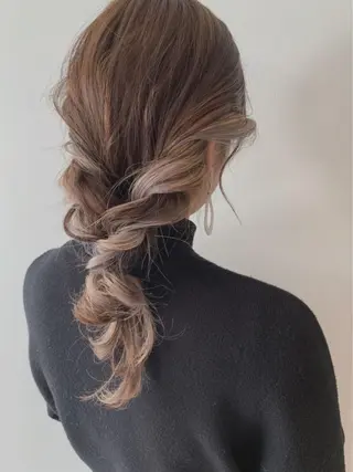 ロング カラー THREE by keep所属・加藤 優紗のヘアスタイル