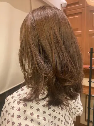 ミディアム sakamoto sayaのヘアスタイル