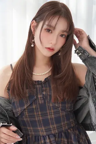 ロング カラー ANGELICA 天理店のヘアスタイル