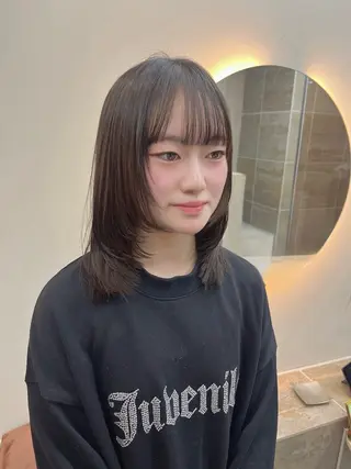 ミディアム パーマ 《柔らかhair𓍯 》木村美姫のヘアスタイル