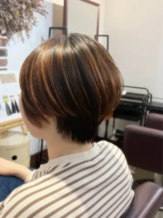 ショート ラカットゾーン 田中李奈のヘアスタイル