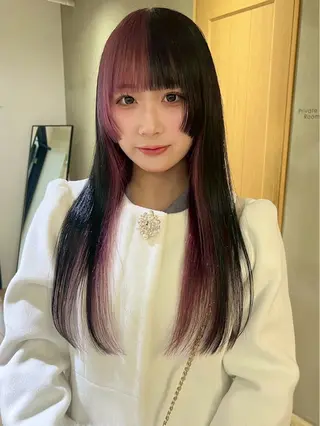 ロング カラー 透明感似合わせカラー 🍀あかり🍀のヘアスタイル