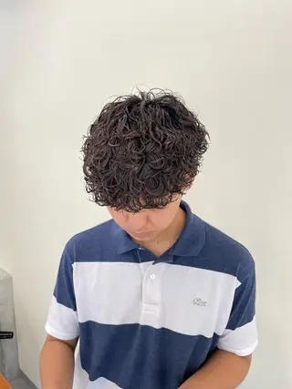 パーマ メンズ 大阪美容師 井上智博のヘアスタイル