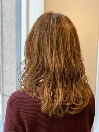 ミディアム カラー WISTERIA P LUS1 ikumiのヘアスタイル