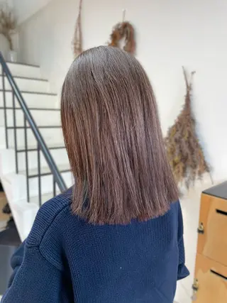 セミロング カラー 🎨カラー専門家🎨 チャーリーのヘアスタイル