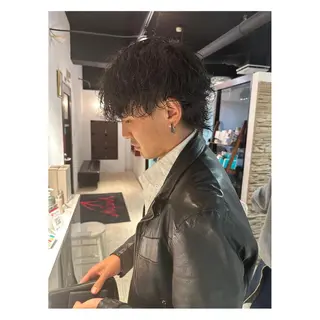 パーマ メンズ メンズパーマ 次元のヘアスタイル
