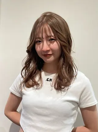 セミロング 🦋韓国レイヤー特化 🦋髪質改善🩵来輝のヘアスタイル