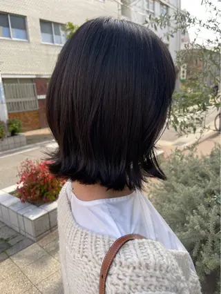 ミディアム 宇野 佑馬のヘアスタイル