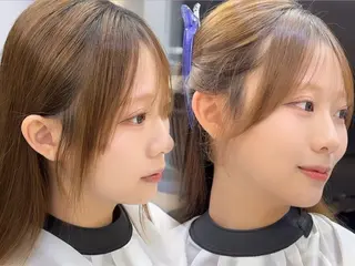 ミディアム レイヤーと顔まわり 大好き❣️関口拓馬のヘアスタイル