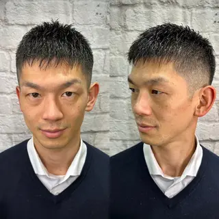 ショート メンズ 【メンズパーマ/フェ ード特化】小野田悠希のヘアスタイル