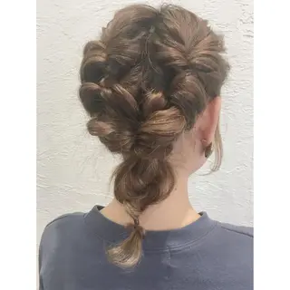 ヘアアレンジ fio マナミのヘアスタイル