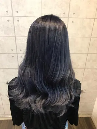 ロング カラー 烏丸韓国ヘア🇰🇷 ayaka🎀のヘアスタイル