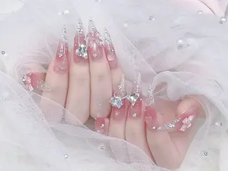 ネイル MoMoA Nail ネイル長さ出し専門店のネイルデザイン