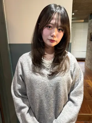 ミディアム カラー mai / linoah˚✧のヘアスタイル