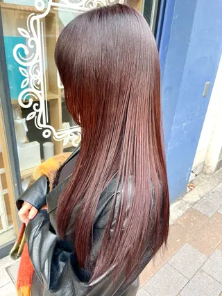 ロング 勝野 優佳のヘアスタイル