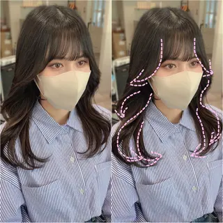 ロング ヘアアレンジ 韓国hair🦋 Nanaのヘアスタイル