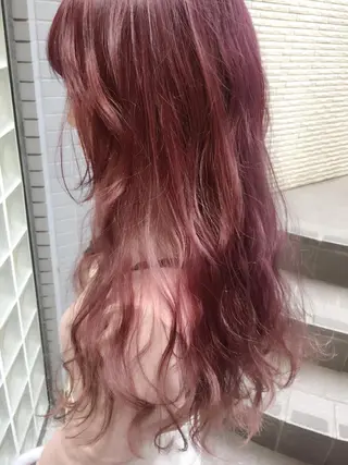 ロング カラー パーマ ヘアアレンジ 神山 昌子のヘアスタイル